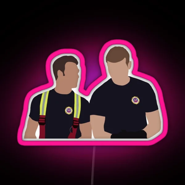 Buck And Eddie RGB Neon Sign