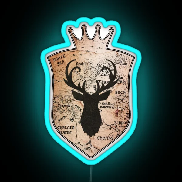 Buck Emblem RGB Neon Sign