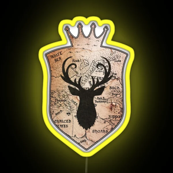 Buck Emblem RGB Neon Sign