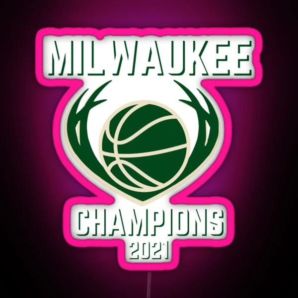 Bucks Champions 2021 RGB Neon Sign