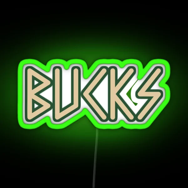 Bucks Freak Milwaukee Bucks RGB Neon Sign