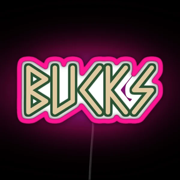 Bucks Freak Milwaukee Bucks RGB Neon Sign