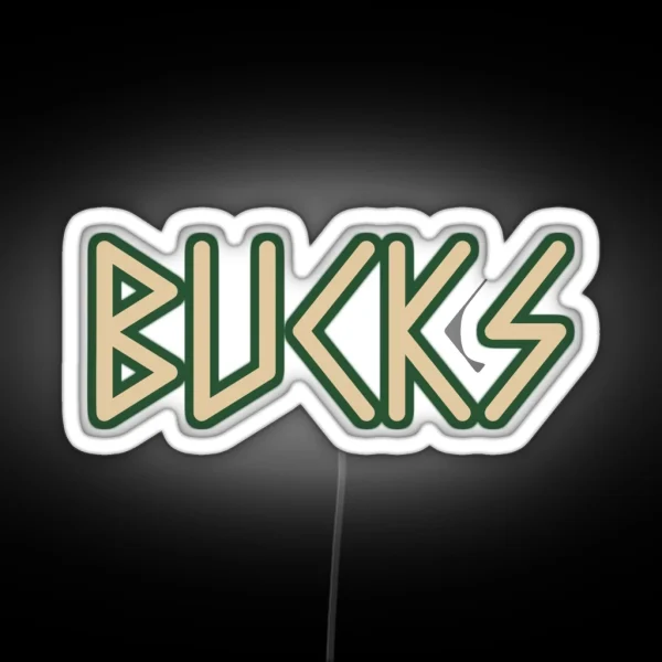 Bucks Freak Milwaukee Bucks RGB Neon Sign