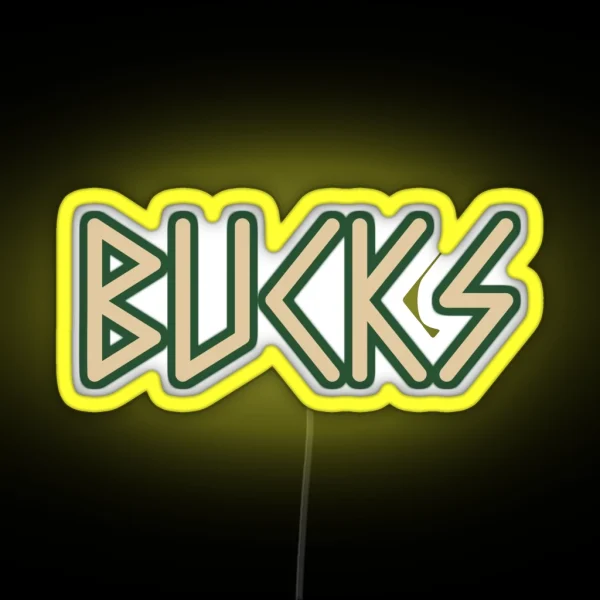 Bucks Freak Milwaukee Bucks RGB Neon Sign