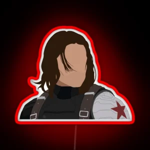 Bucky Barnes Winter Soldier RGB Neon Sign