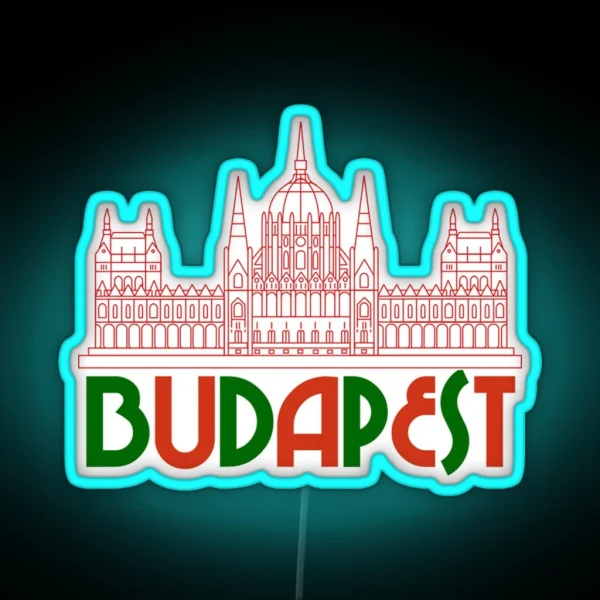 Budapest Hungary RGB Neon Sign