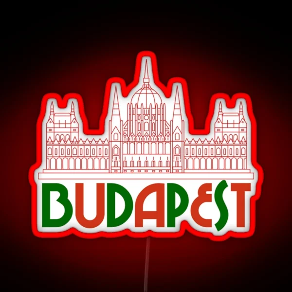 Budapest Hungary RGB Neon Sign