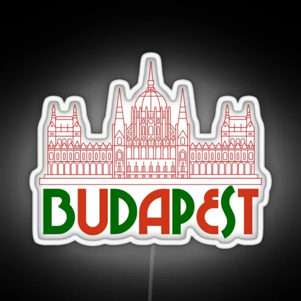 Budapest Hungary RGB Neon Sign