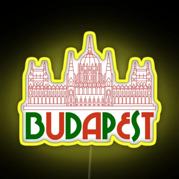 Budapest Hungary RGB Neon Sign