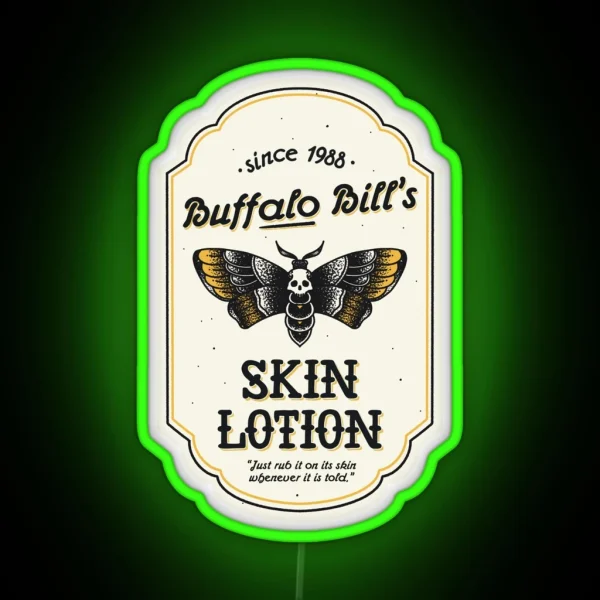 Buffalo Bill S Skin Lotion Led RGB Neon Sign