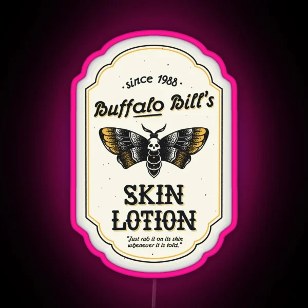 Buffalo Bill S Skin Lotion Led RGB Neon Sign