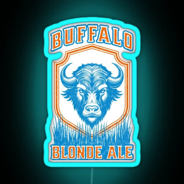 Buffalo Blonde Ale RGB Neon Sign