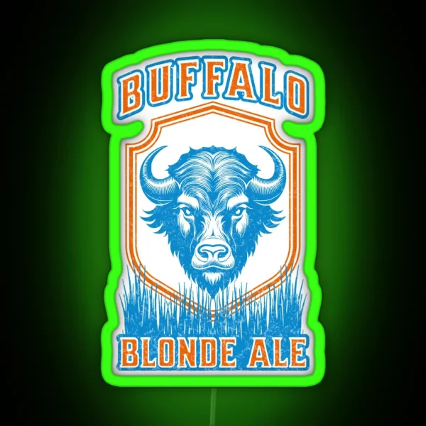 Buffalo Blonde Ale RGB Neon Sign