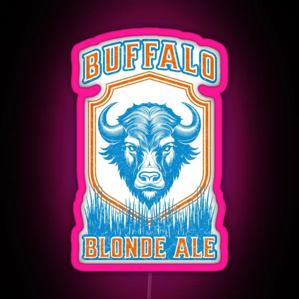 Buffalo Blonde Ale RGB Neon Sign