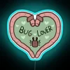 Brighten up your space with vibrant bug lover neon lighting