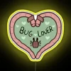 RGB LED bug lover neon art display lighting decoration panel