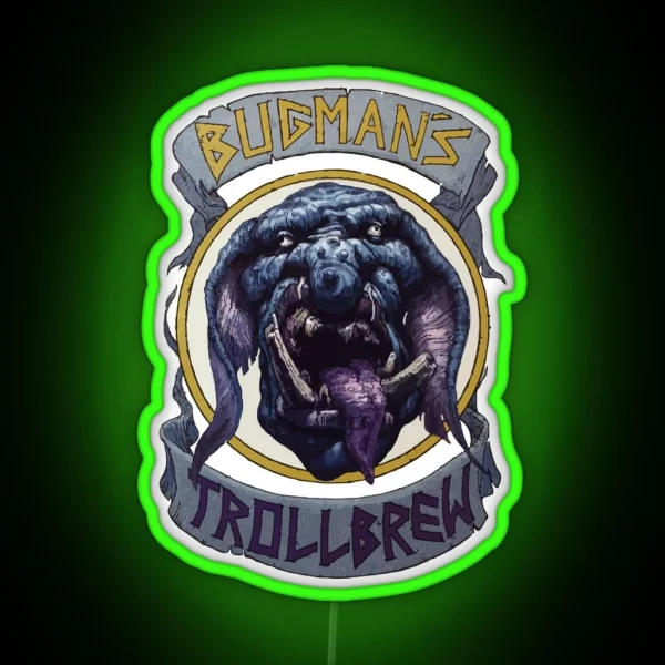 Bugman Trollbrew RGB Neon Sign