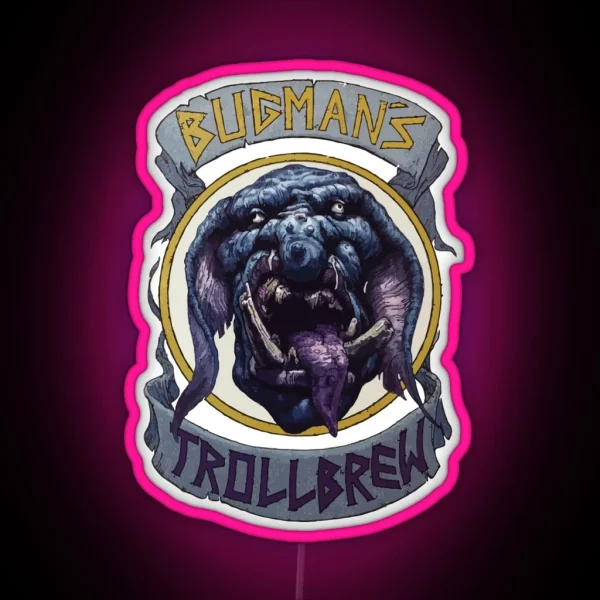 Bugman Trollbrew RGB Neon Sign