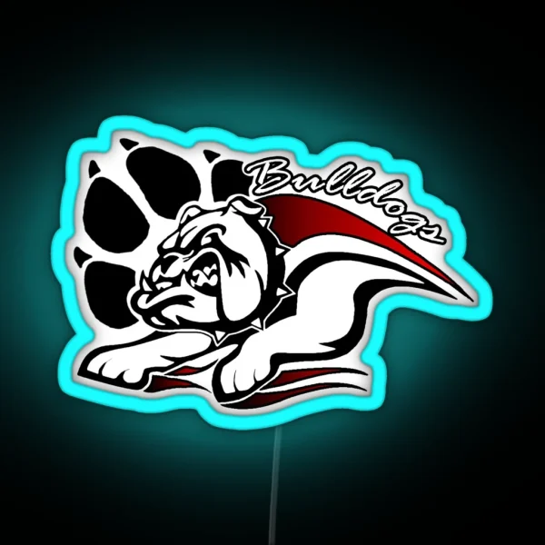 Bulldog RGB Neon Sign