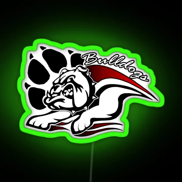 Bulldog RGB Neon Sign