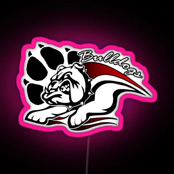 Bulldog RGB Neon Sign
