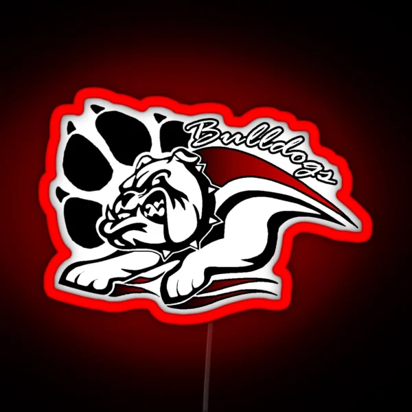 Bulldog RGB Neon Sign