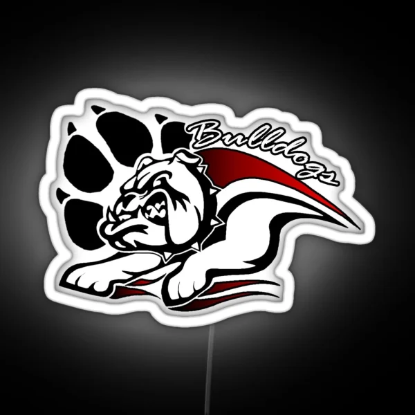 Bulldog RGB Neon Sign