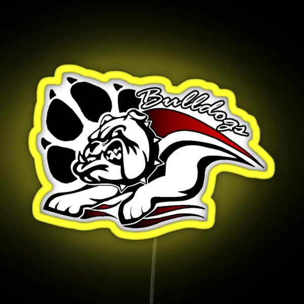Bulldog RGB Neon Sign