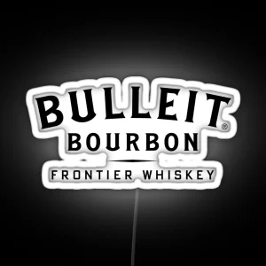 Bulleit Bourbon Logo RGB Neon Sign