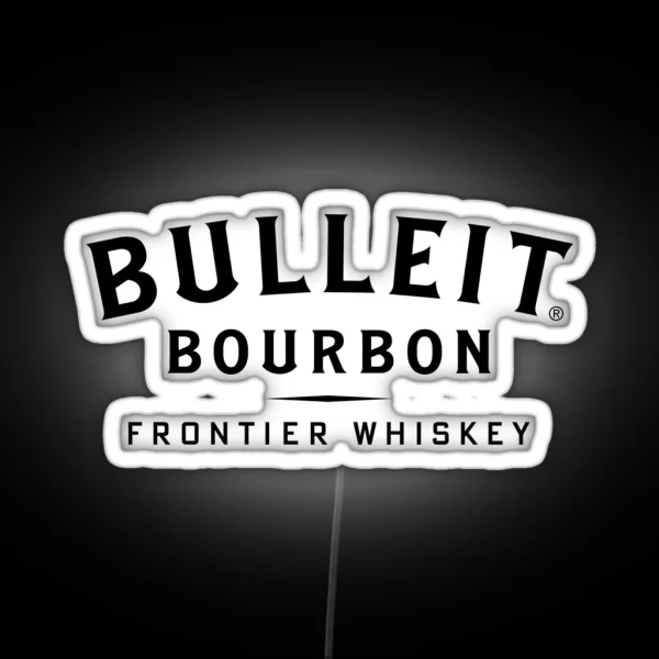 Bulleit Bourbon Logo RGB Neon Sign