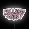 Boldly Displaying Edgy Street Art with Vibrant RGB Neon Illumination