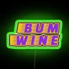 Add a fun pop of color with this wine sign