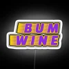 Brighten your space with colorful wine themed LED neon decorations.