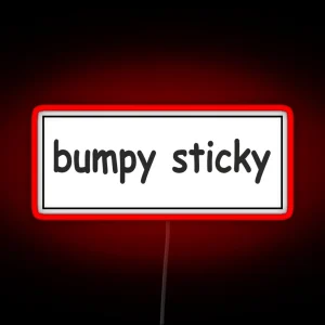 Bumpy Sticky Bumper Led RGB Neon Sign