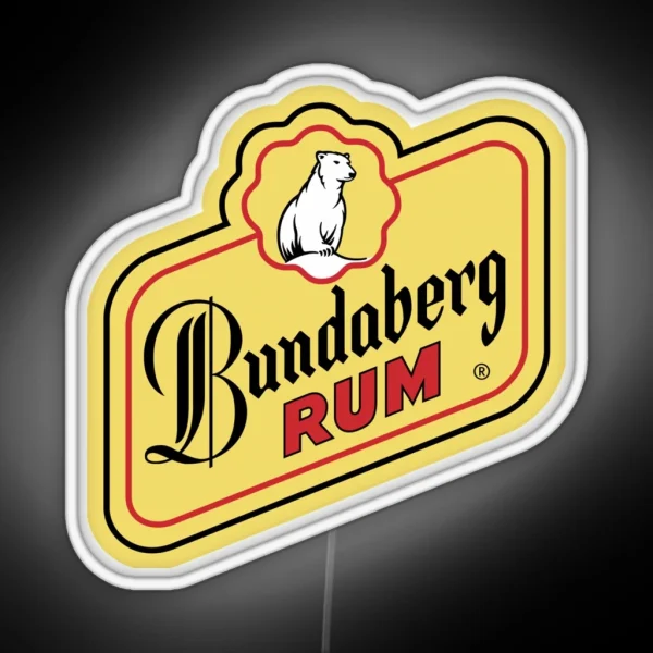 Bundaberg Rum Logo RGB Neon Sign