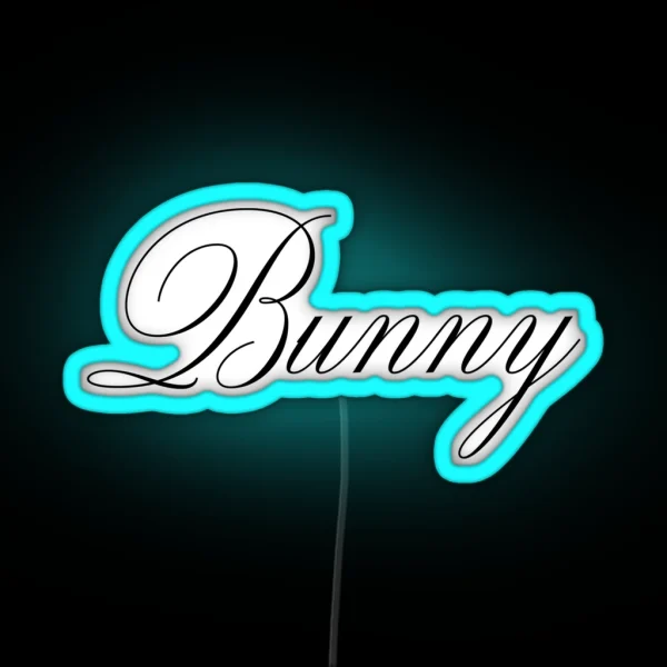 Bunny RGB Neon Sign