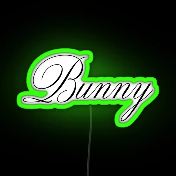 Bunny RGB Neon Sign