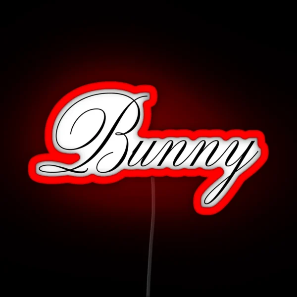Bunny RGB Neon Sign