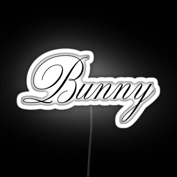 Bunny RGB Neon Sign