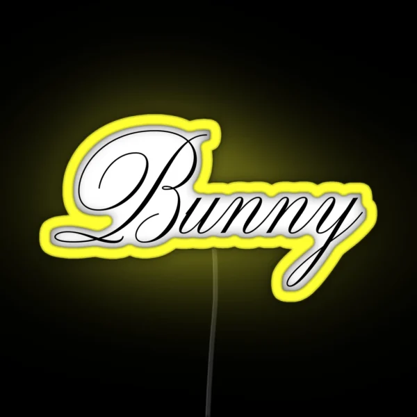 Bunny RGB Neon Sign
