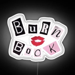 Burn Book From The Movie Mean Girls RGB Neon Sign