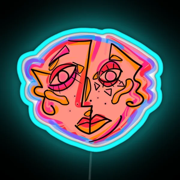 BURN RGB Neon Sign