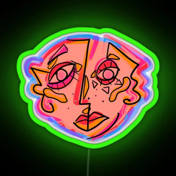 BURN RGB Neon Sign