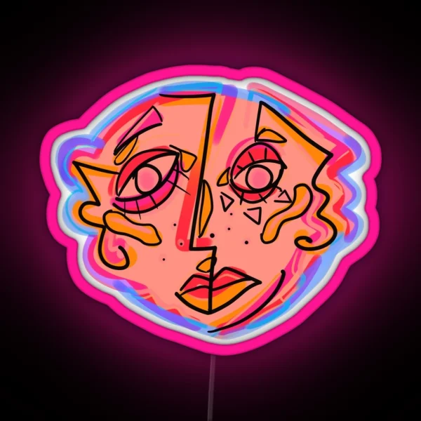 BURN RGB Neon Sign