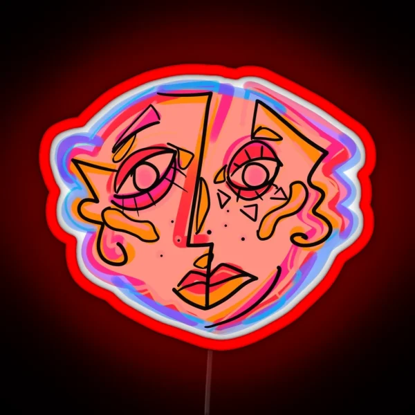 BURN RGB Neon Sign