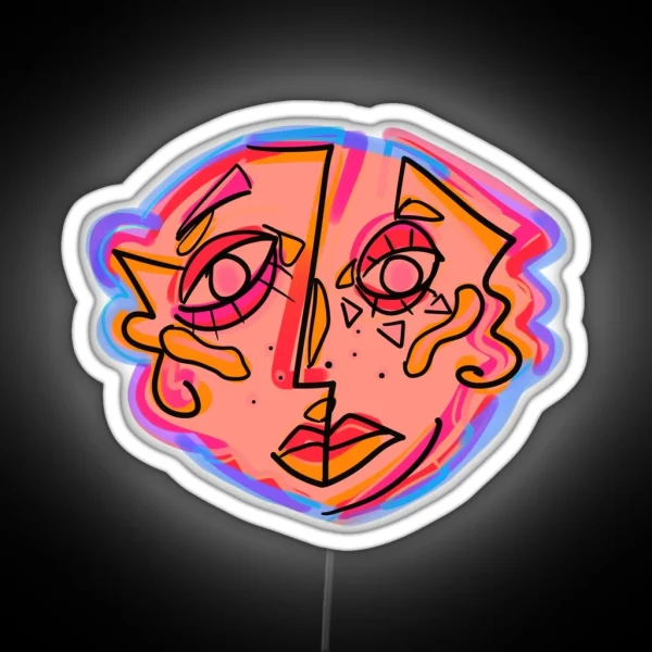BURN RGB Neon Sign