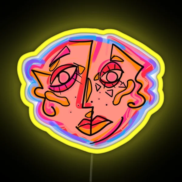 BURN RGB Neon Sign