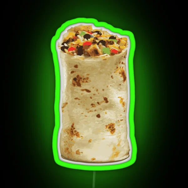 Burrito Led RGB Neon Sign
