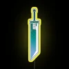 Vibrant Buster Sword Colour Changing RGB Neon Sign Decoration Illumination