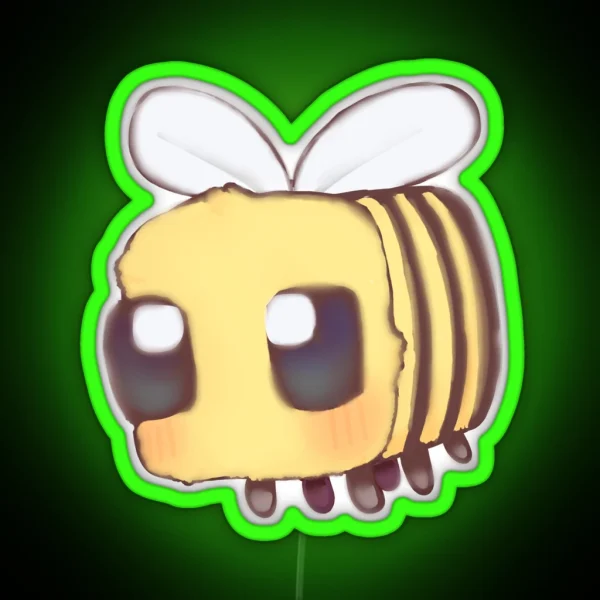 Busy Bee RGB Neon Sign
